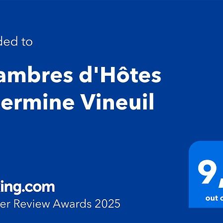 Chambres D'Hotes L'Hermine Vineuil Vineuil  Bagian luar foto
