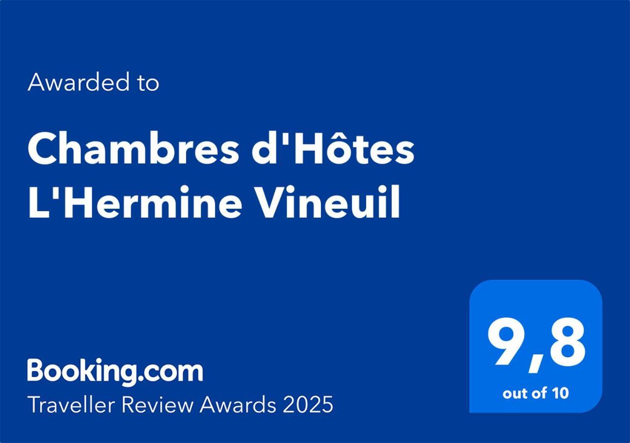 Chambres D'Hotes L'Hermine Vineuil Vineuil  Bagian luar foto